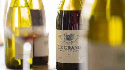Wein "Le Grand" aus Riehen